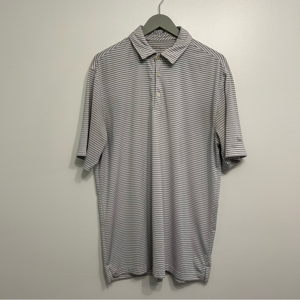 Walter Hagen Striped golf polo